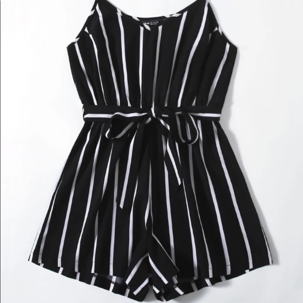 Striped romper from Shein